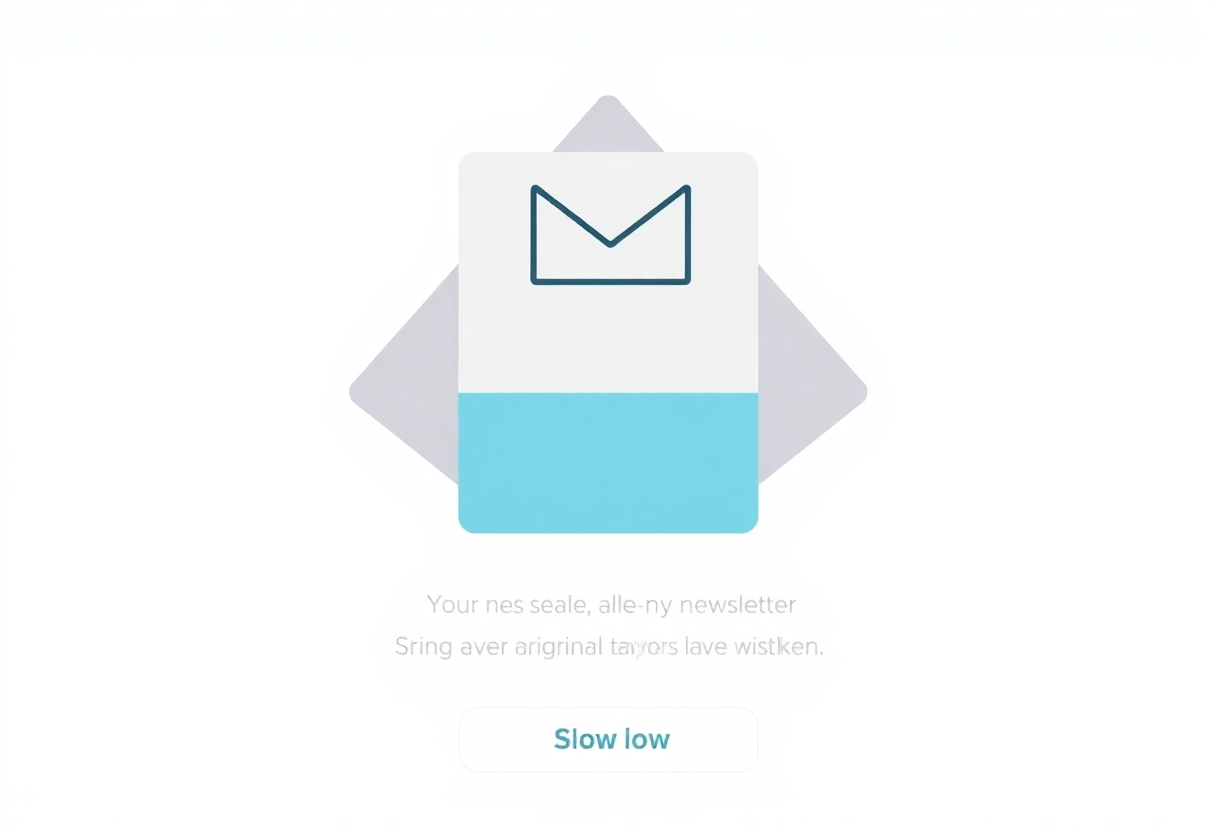 Newsletter signup graphic